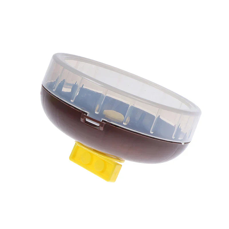 (Pack of 1) 11cm Hamster Wheel Small Animal Running Disc Toys Cute Plastic Jogging Exercise Wheel Pet Cage Accessories