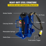 VEVOR 20 Ton 4Ft Air Hydraulic Bottle Car Jack Tool for Lifting Farm Vehicles Heavy-Duty Machinery Industrial Equipment Repair