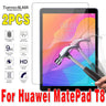 (Pack of 2) Tempered Glass Tablet Screen Protector for Huawei MediaPad 10.4 Pro 10.8 T3 T5 T8 T10 T10S M5 M6
