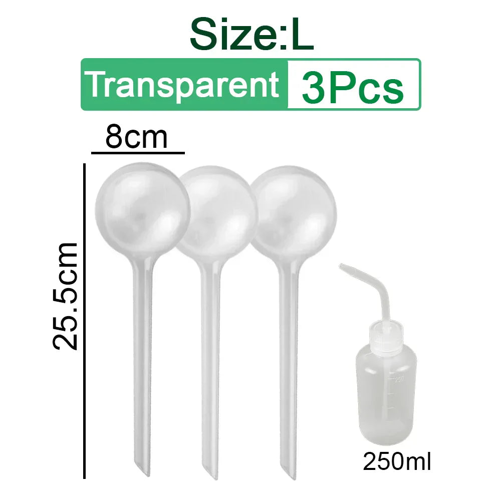 (Pack of 10) 3/6/ Automatic Plant Watering Bulbs Self Watering Globe Balls Water Device Drip Irrigation System for Garden Flower Plants