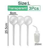 (Pack of 10) 3/6/ Automatic Plant Watering Bulbs Self Watering Globe Balls Water Device Drip Irrigation System for Garden Flower Plants