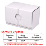 Card Case Card Box Magic TCG Mid Large Deck Case Solid Color Storage Box Top Side-Loading Christmas Toy Game Collection Cards