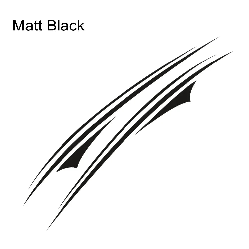 (Pack of 2) Van Door Side Stickers Graphics Stripes Kit Cover Auto Body Decor Camper Car Horsebox Caravan RV Vinyl Decals Accessories