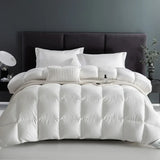 KDJEIKZ Winter Cotton Goose Down Quilt Five-Star Hotel Duvet Super Soft Fluffy Queen King Full Size Four Seasons Duvets Blanket