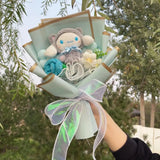 Kawaii Hello Kitty Cat Plush Dolls Rose Soap Flowers Bouquet Christmas Valentine's Day Birthday Graduation Gifts