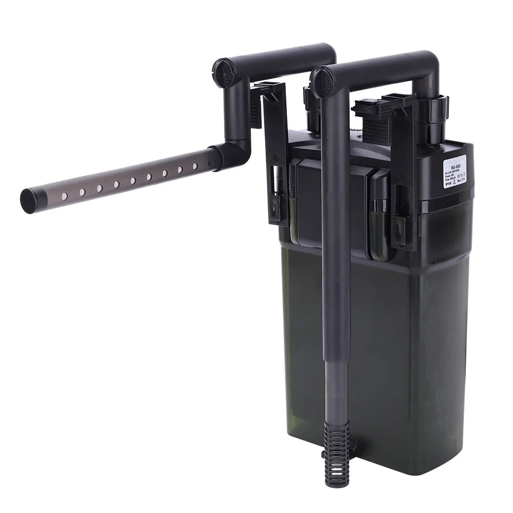 External Filter of Fish Tank Wall Mounted Filter Barrel Silent Straw Tank Oxygen Flushing Filter Equipment Aquarium Accessories