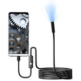 TYPE C USB Mini Endoscope Camera 5.5mm 2m 1m 1.5m Flexible Snake Borescope Inspection Camera for Android Smartphone PC