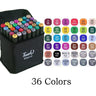 Kids Drawing Toys Double Headed Art Marker Pen Set for Draw Sketching Alcohol Oily Based Markers Graffiti Manga Supplies