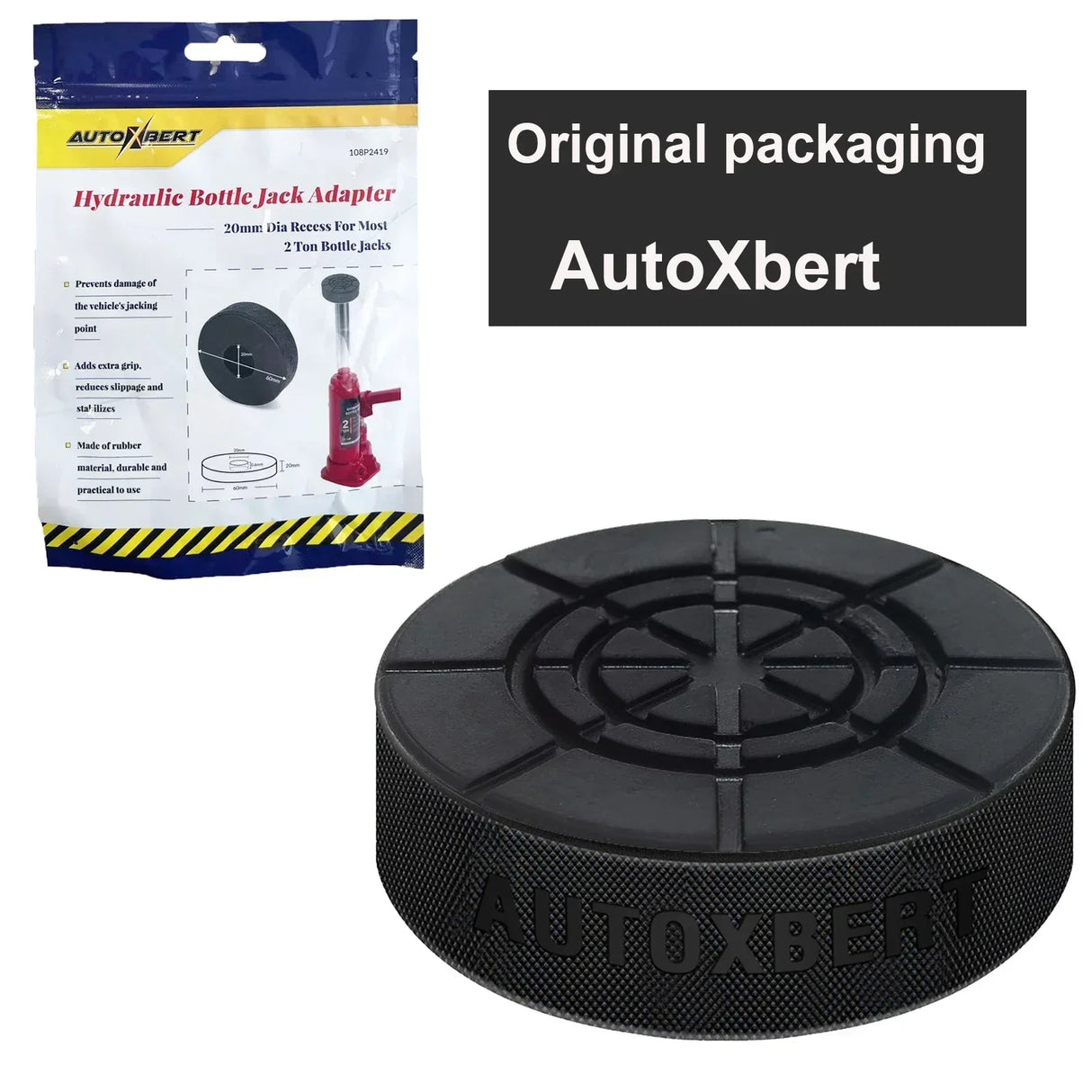 Universal Bottle Jack Rubber Pad Anti-slip Adapter Support Block Car Lift Tool 2 - 8 Ton Bottle Jacks Jacking Points Repair New