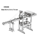 3D Metal Puzzles DIY Assembly Model Engineering Vehicle Long Nose Truck Loader Crane Mixer Car Educational Toys for Children