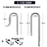 Aquarium 12/16mm stainless steel lily tube, inlet and outlet water circulation filter accessory equipment with surface separator