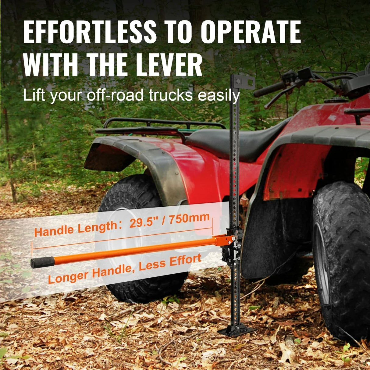 VEVOR High Lift Farm Jack 48"/60" Utility Farm Jack 7000 lbs Capacity Road Utility Jack Heavy-Duty Farm Jack for Tractor Truck