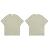 Summer 2024 Men Plain T-Shirt Streetwear 100 Cotton T Shirt Solid Color Harajuku Casual Tshirt Loose Short Sleeve Tops Tee Black