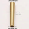 (Pack of 4) Pure Brass Covers Chair Cups Cabinet Covers Sofa Brass Tip Cap Furniture Tube Leg Protector Metal Legs Base GF48