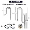 Aquarium 12/16mm stainless steel lily tube, inlet and outlet water circulation filter accessory equipment with surface separator