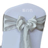 (Pack of 100) 10/ Satin Chair Bow Sashes Wedding Chair Knots Ribbon Butterfly Ties For Party Event Hotel Banquet Home Decoration