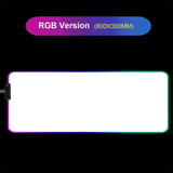 XGZ DIY RGB Computer Gaming Mouse Pad Custom Personalized LED Illuminated Keyboard Mat XXL