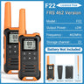 (Pack of 2) Baofeng F22 Walkie Talkie Portable Mini Communication Radio Profesional PMR446 /FRS Talkie Walkies Transceiver Radio