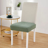 Jacquard Chair Cushion Cover for Elastic Chair Slipcovers for Dining Room Chair Protector Chair Seat Cover for Home Chair Covers