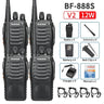 (Pack of 4) 2/ Baofeng BF-888S 12W Walkie Talkie Dual Band Portable Long Range Standby UHF 400-470MHz USB Ham Two Way Radio for Hunting