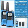 (Pack of 2) Baofeng F22 Walkie Talkie Portable Mini Communication Radio Profesional PMR446 /FRS Talkie Walkies Transceiver Radio