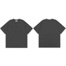 Summer 2024 Men Plain T-Shirt Streetwear 100 Cotton T Shirt Solid Color Harajuku Casual Tshirt Loose Short Sleeve Tops Tee Black