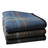 (Pack of 4) /lot Cotton handkerchief dark plaid handkerchief classic retro handkerchief bag square towel business casual chest scarf