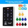 WiFi Tuya Door Access Control Keypad IP68 Waterproof RFID Keyboard Controller Reader Touch Door Opener APP Remote Unlock WG26/34