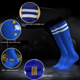 Kids Soccer Football Socks Stockings High Quality Long Tube Knee Cotton Legging Baseball Running Sport Boy Girl Children Socks