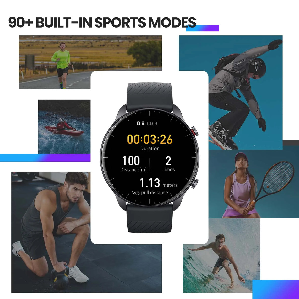 [New Version] Amazfit GTR 2 New Version Smartwatch Alexa Built-in Ultra-long Battery Life Smart Watch For Android iOS Phone