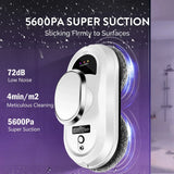 CHOVERY Window Cleaning Robot Vacuum Cleaner with Remote Control Electric Smart Window Glass Cleaner