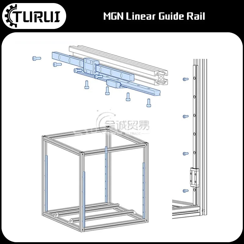 Voron 2.4 2 4 R2 Trident Linear Guide Rust Proof Mgn12H Mgn9H Mgn7H 3d Printer Parts Diy Accessories With Slider