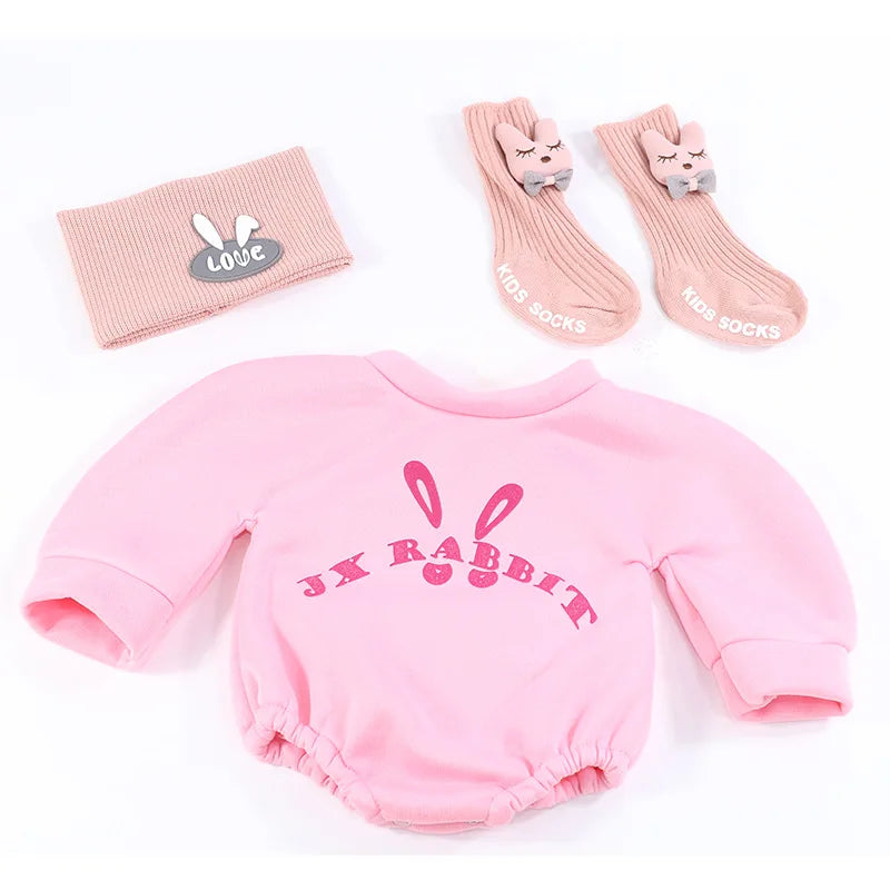 Doll Clothes for 55cm Dolls 22inch Doll's Clothing Sweater Dress Overall DIY Toy Dolls Outfit for Dolls Clothes Accessories
