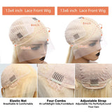 Wigirl 30 40 inch 613 Honey Blonde Straight 13x4 13X6 hd Lace Front Human Hair Wigs Wear to Go 5x5 Lace Closure Wig Brazilian