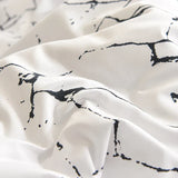 Black and White Bedding Set for Double Bed sabanas cama matrimonial Queen/King Comforter Sets Single Duvet Cover with Pillowcase