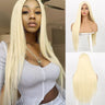 I's a wig Long Straight White Cosplay Wigs Synthetic Wigs for Women 60 613 Blonde Grey Pink Black Color for Daily Party Lolita