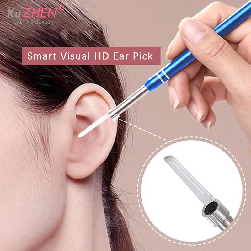 Smart Visual Earpick Endoscope Spoon Ear Cleaner Camera Otoscope Ear Wax Remover Earwax Removal Tool Support Android PC Type-c