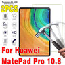 (Pack of 2) Tempered Glass Tablet Screen Protector for Huawei MediaPad 10.4 Pro 10.8 T3 T5 T8 T10 T10S M5 M6