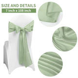 (Pack of 50) Wholesale 10/ Satin Chair Bow Sashes Wedding Chair Knot Ribbon Ties For Party Event Hotel Banquet Supplies Home Decorations