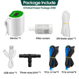 Eshico Smart Intelligent Watering Machine Digital Irrigation System Garden Tools Water Timer Adjustable Sprinklers Rechargeable