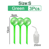(Pack of 10) 3/6/ Automatic Plant Watering Bulbs Self Watering Globe Balls Water Device Drip Irrigation System for Garden Flower Plants