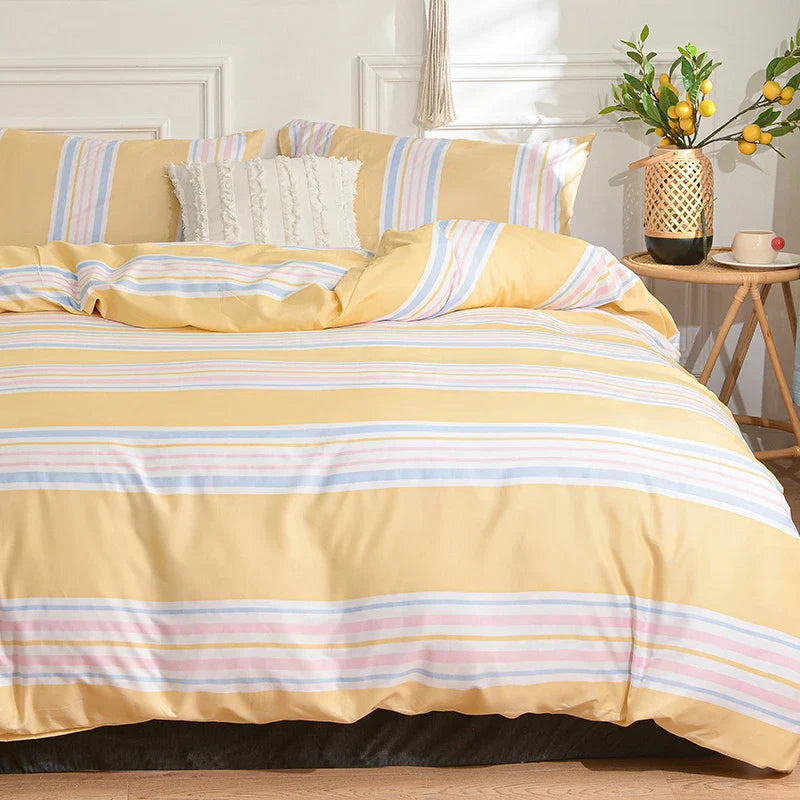 Black and White Bedding Set for Double Bed sabanas cama matrimonial Queen/King Comforter Sets Single Duvet Cover with Pillowcase
