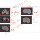 (Pack of 5) Eye Card For OB11 BJD Doll Head Doll Accessories Specific Tool Eye Card Toy Gifts