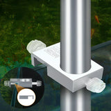 Aquarium 12/16mm stainless steel lily tube, inlet and outlet water circulation filter accessory equipment with surface separator