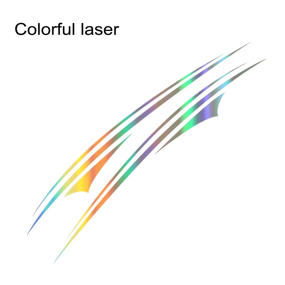 (Pack of 2) Van Door Side Stickers Graphics Stripes Kit Cover Auto Body Decor Camper Car Horsebox Caravan RV Vinyl Decals Accessories