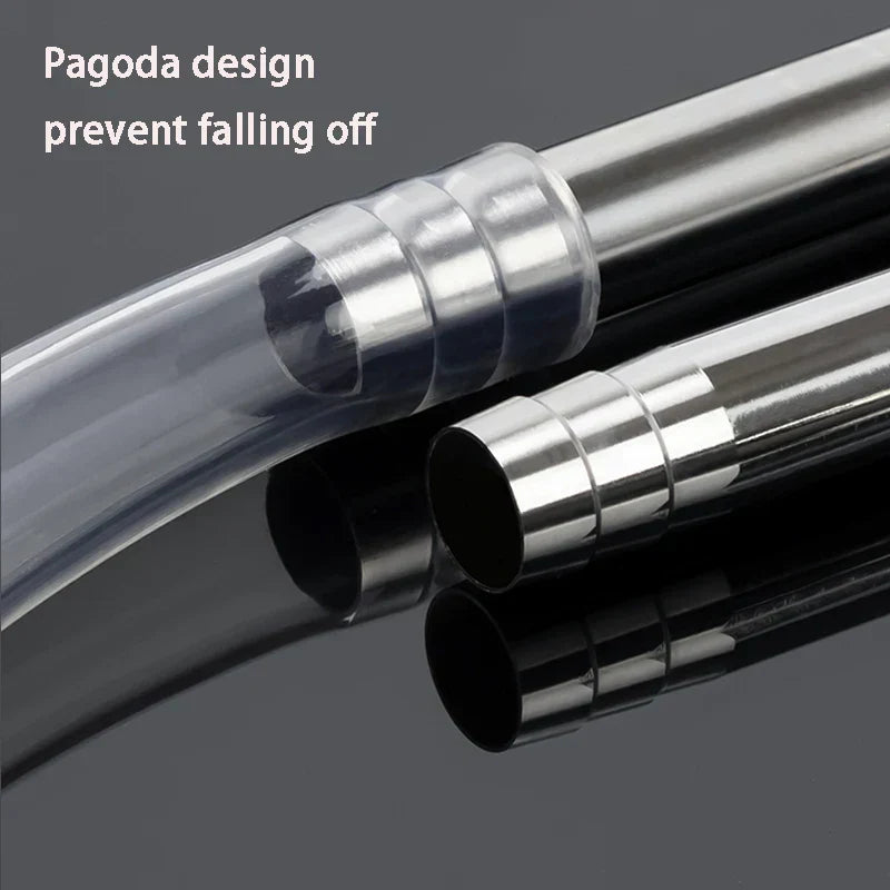 Aquarium 12/16mm stainless steel lily tube, inlet and outlet water circulation filter accessory equipment with surface separator