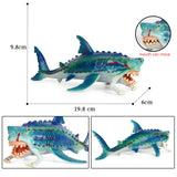 Simulation dragon figurines model Savage Flying Magic Dragon Dinosaur Cerberus Flaming Eagle Action Figure Kids Collection Toys