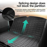 YZ Past Tesla Model 3 Y Highland Floor Mat Bagage Mat 2017 to 2024 Vier Seizoenen waterdichte 3D Vloer Liner