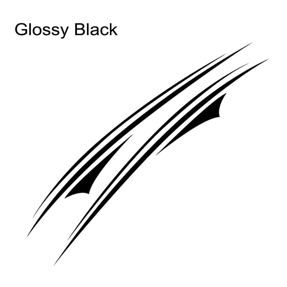 (Pack of 2) Van Door Side Stickers Graphics Stripes Kit Cover Auto Body Decor Camper Car Horsebox Caravan RV Vinyl Decals Accessories
