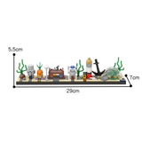 BuildMOC City Skyline Saint Petersburg Rome Washington Rotterdam Architecture Street View House Building Blocks Kids Toys Gift